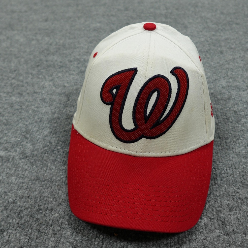 Washington Nationals Hat‎ Cap 39THIRTY Mens Medium White MLB Baseball New Era